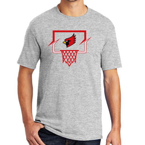Fan of Mayo Redbirds Basketball Design 4 on a Port & Co ® 50/50 - Core Blend Tee Thumbnail