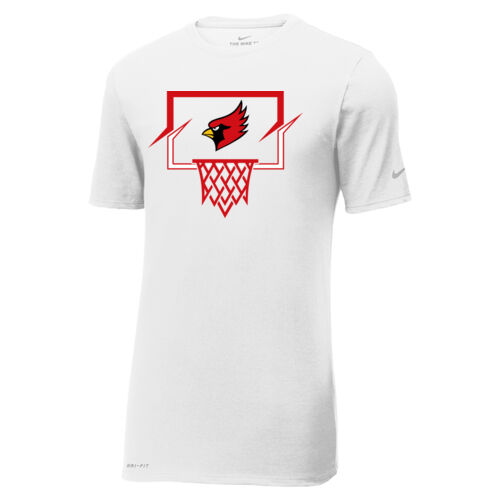 Fan of Mayo Redbirds Basketball Design 4 on a Nike ®  - Dri FIT Cotton/Poly Tee Thumbnail