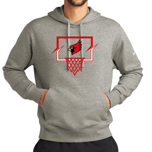 Fan of Mayo Redbirds Basketball Design 4 on a Nike ®  - Club Fleece Sleeve Swoosh Pullover Hoodie Thumbnail