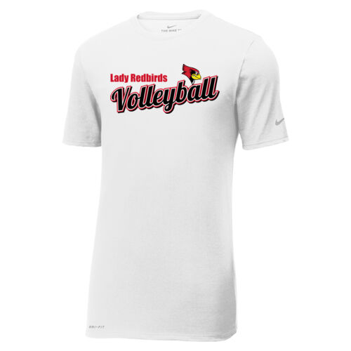 Fan of Mayo Lady Redbirds Volleyball Design 3 on a Nike ®  - Dri FIT Cotton/Poly Tee Thumbnail