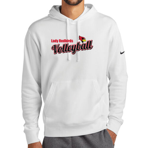 Fan of Mayo Lady Redbirds Volleyball Design 3 on a Nike  ®  - Club Fleece Sleeve Swoosh Pullover Hoodie Thumbnail