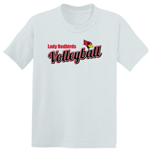 Fan of Mayo Lady Redbirds Volleyball Design 3 on a Sport-Tek ® - Youth PosiCharge ® Competitor Tee Thumbnail