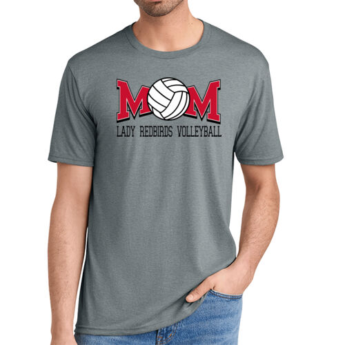 Fan of Mayo Lady Redbirds Volleyball Design 2 on a District ® - Perfect Tri ® Tee Thumbnail