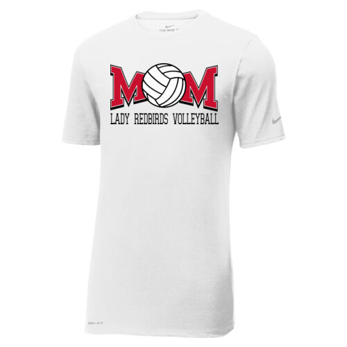 Fan of Mayo Lady Redbirds Volleyball Design 2 on a Nike ® - Dri FIT Cotton/Poly Tee Thumbnail