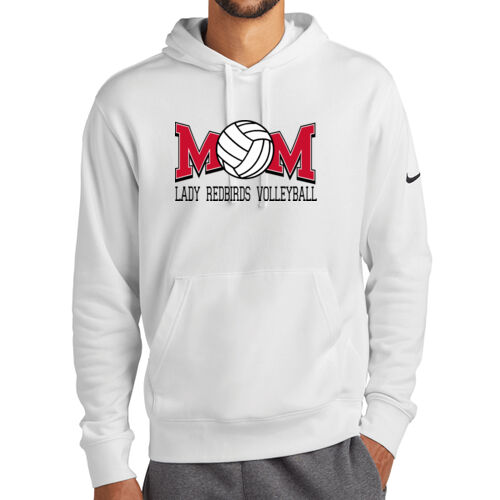 Fan of Mayo Lady Redbirds Volleyball Design 2 on a Nike ® - Club Fleece Sleeve Swoosh Pullover Hoodie Thumbnail