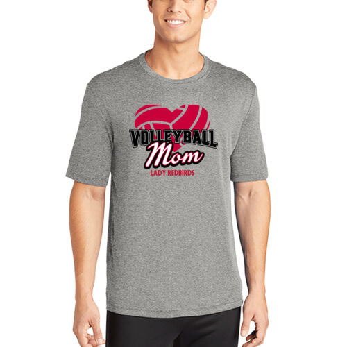 Fan of Mayo Lady Redbirds Volleyball Design 1 on a Sport-Tek ® - PosiCharge ® Competitor Tee Thumbnail